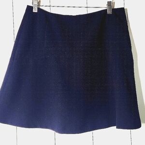 Vince Camuto Y2K Navy blue  preppy academia school girl mini skirt.